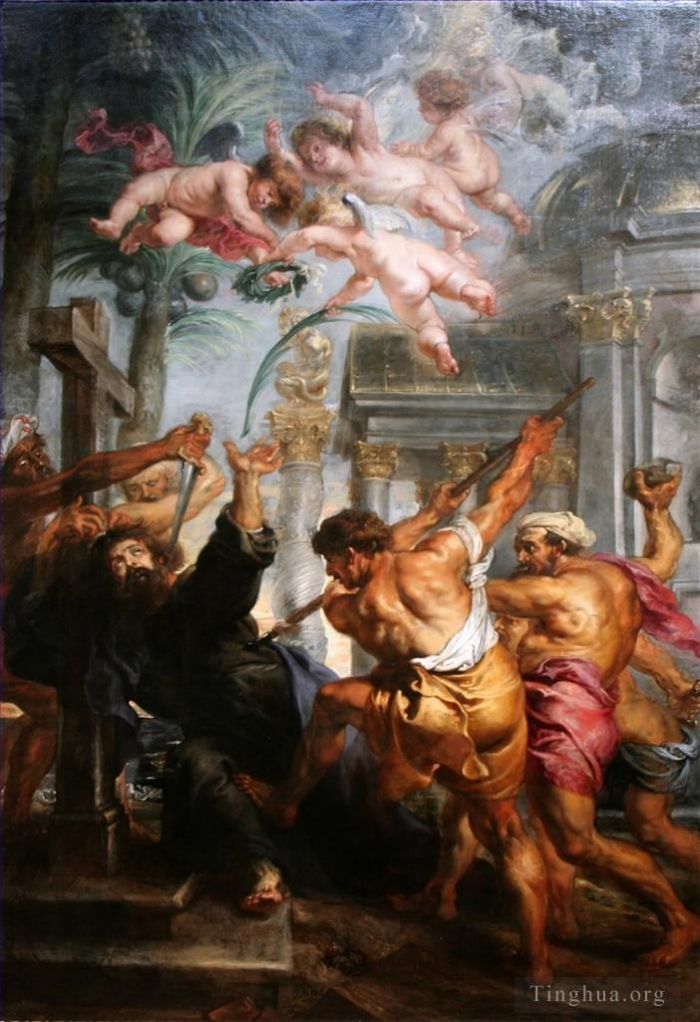 Peter Paul Rubens Oil Painting - Martyrdom of St Thomas