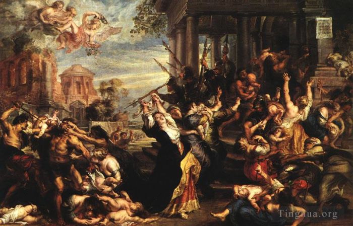 Peter Paul Rubens Oil Painting - Massacre of the Innocents