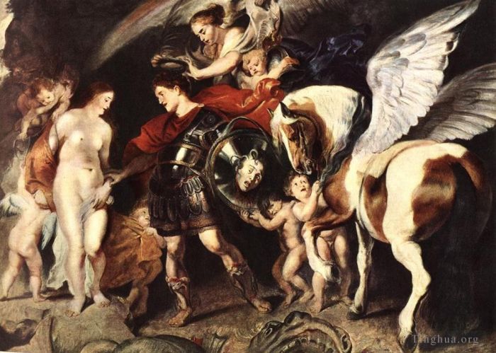 Peter Paul Rubens Oil Painting - Perseus and Andromeda