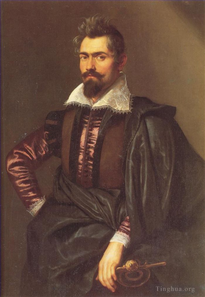 Peter Paul Rubens Oil Painting - Portrait of Gaspard Schoppius