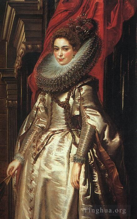 Peter Paul Rubens Oil Painting - Portrait of Marchesa Brigida Spinola-Doria