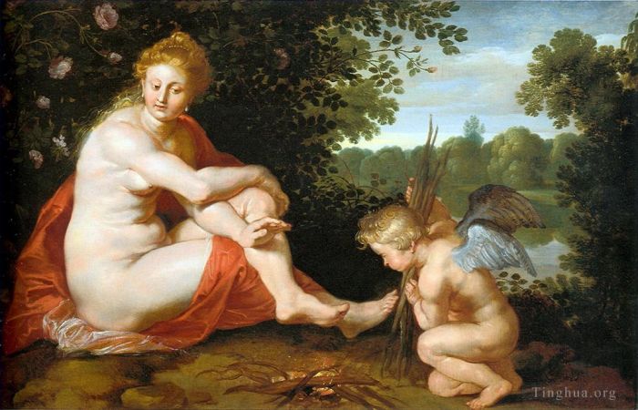 Peter Paul Rubens Oil Painting - Sine Cerere et Baccho friget Venus