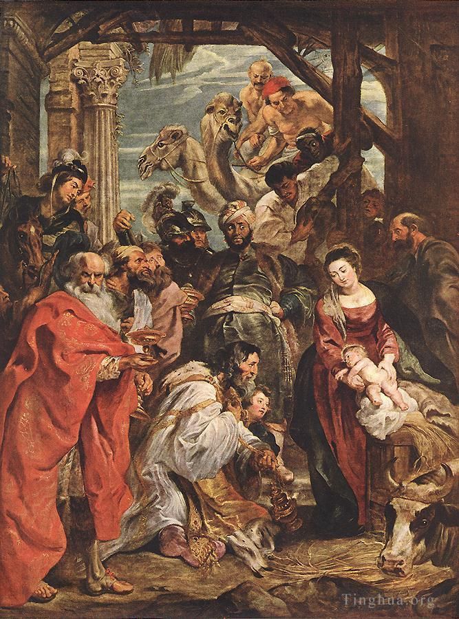 Peter Paul Rubens Oil Painting - The Adoration of the Magi