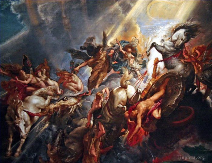 Peter Paul Rubens Oil Painting - The Fall of Phaeton