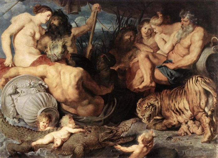 Peter Paul Rubens Oil Painting - The Four Continents
