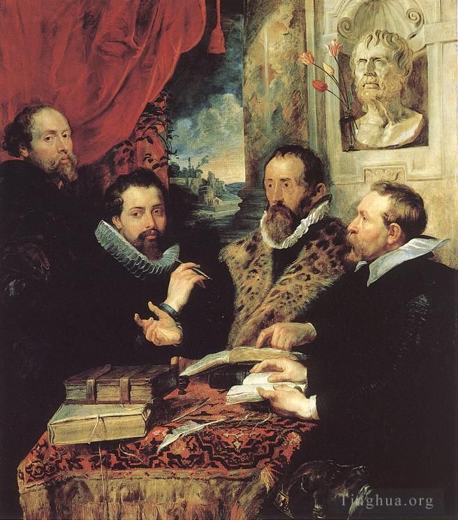 Peter Paul Rubens Oil Painting - The Four Philosophers