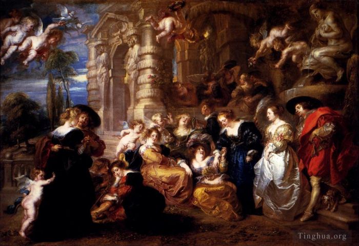 Peter Paul Rubens Oil Painting - The Garden Of Love