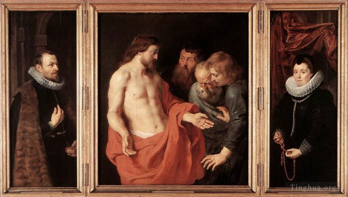 Peter Paul Rubens Oil Painting - The Incredulity of St Thomas