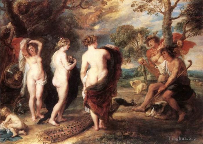 Peter Paul Rubens Oil Painting - The Judgment of Paris