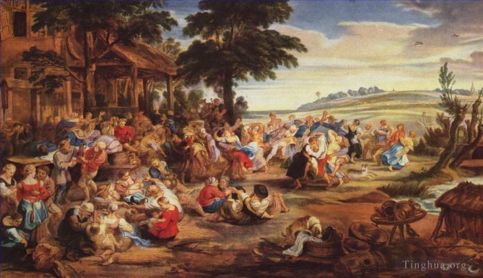 Peter Paul Rubens Oil Painting - The Kermesse