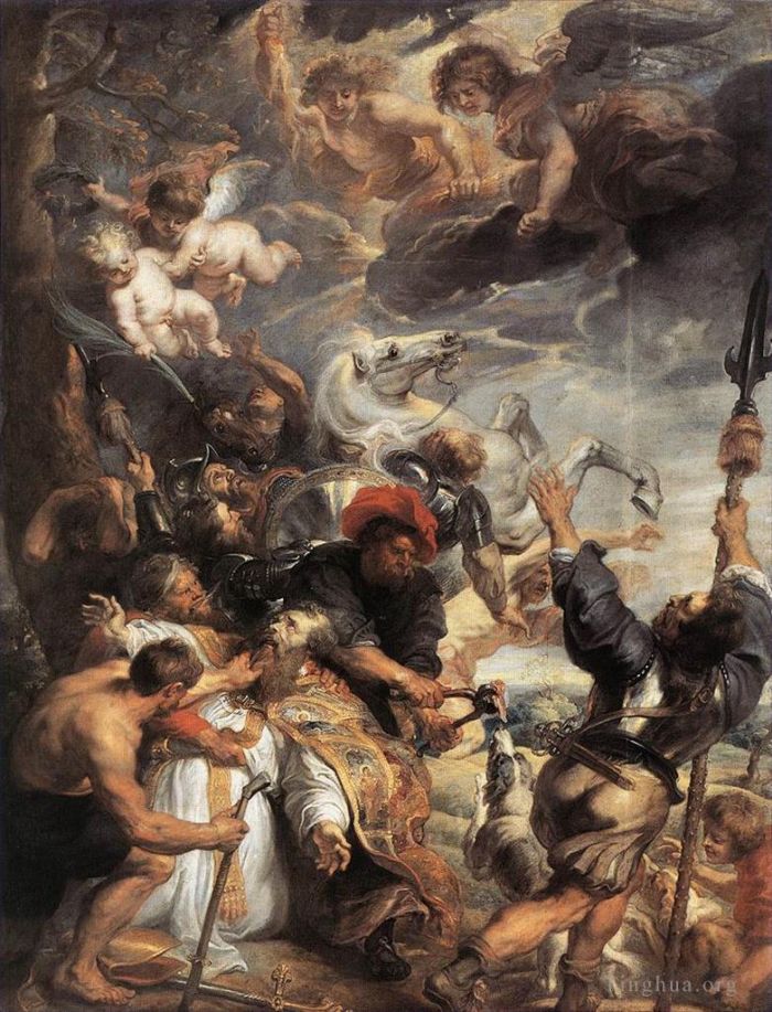 Peter Paul Rubens Oil Painting - The Martyrdom of St Livinus