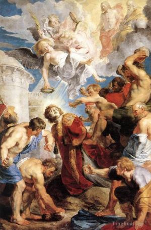 Artist Peter Paul Rubens's Work - The Martyrdom of St Stephen