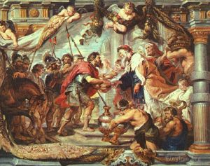 Artist Peter Paul Rubens's Work - The Meeting of Abraham and Melchizedek