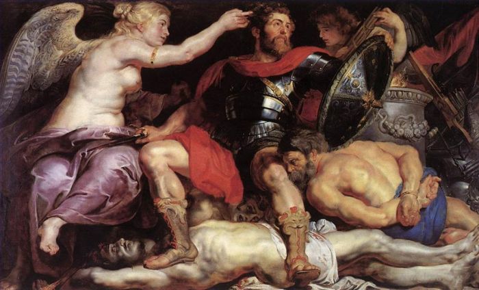 Peter Paul Rubens Oil Painting - The Triumph of Victory