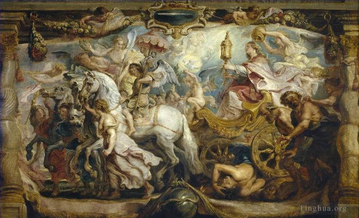 Peter Paul Rubens Oil Painting - The Triumph of the Church