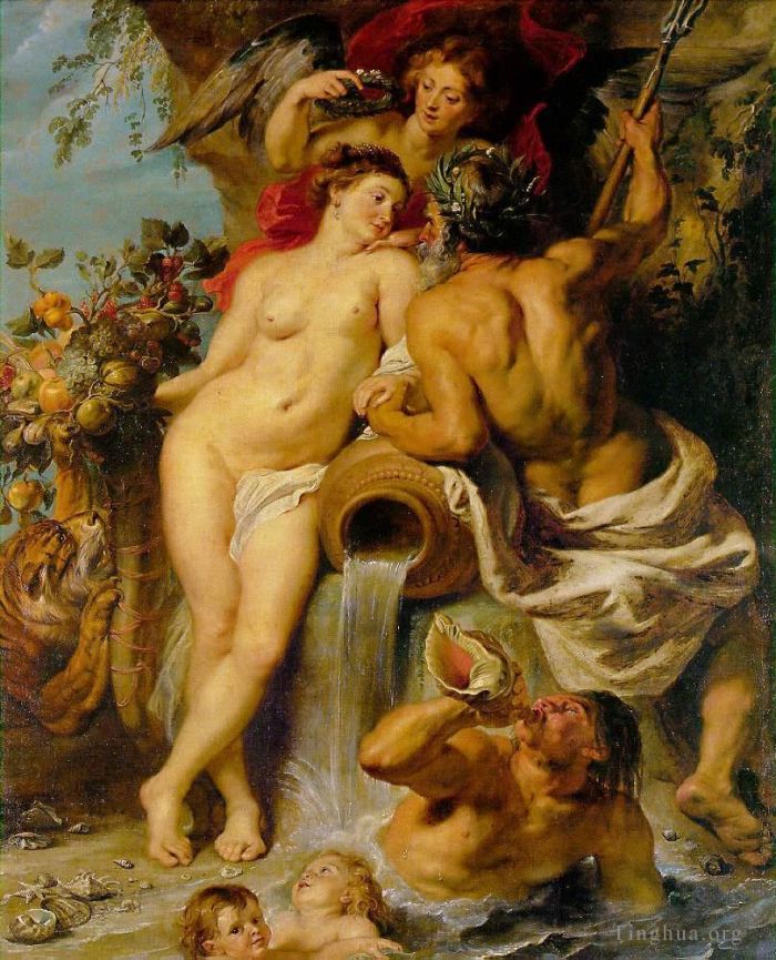 Peter Paul Rubens Oil Painting - The Union of Earth and Water