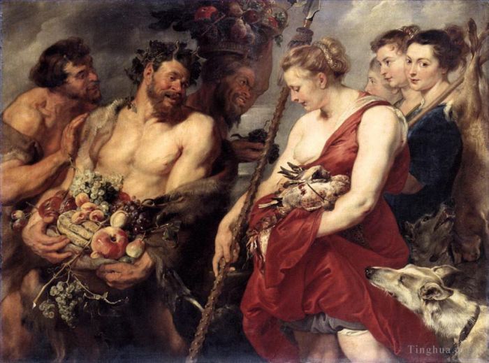 Peter Paul Rubens Oil Painting - Diana returning from hunt