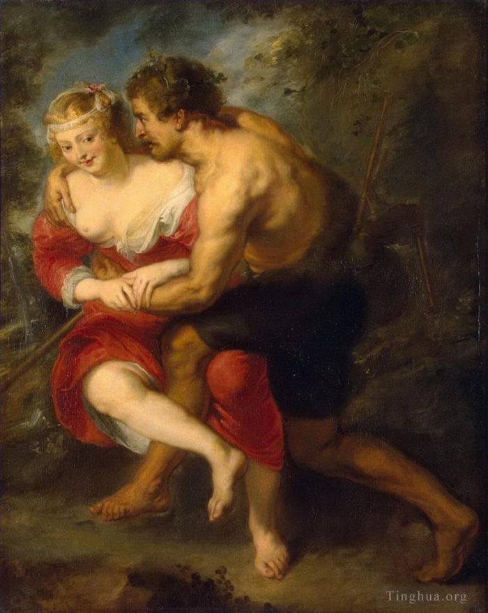 Peter Paul Rubens Oil Painting - Pastoral scene 1638