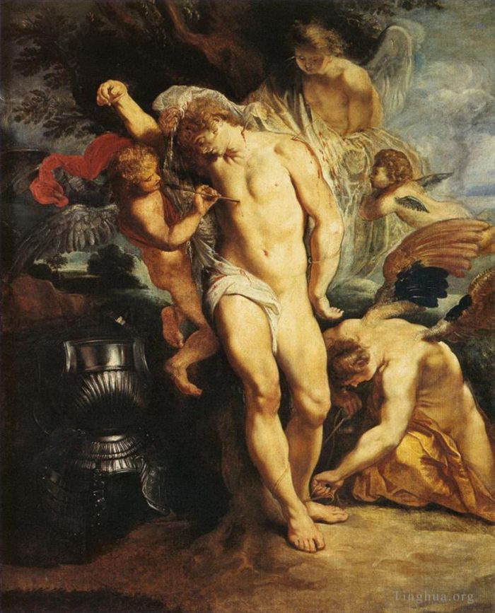 Peter Paul Rubens Oil Painting - The martyrdom of st sebastian