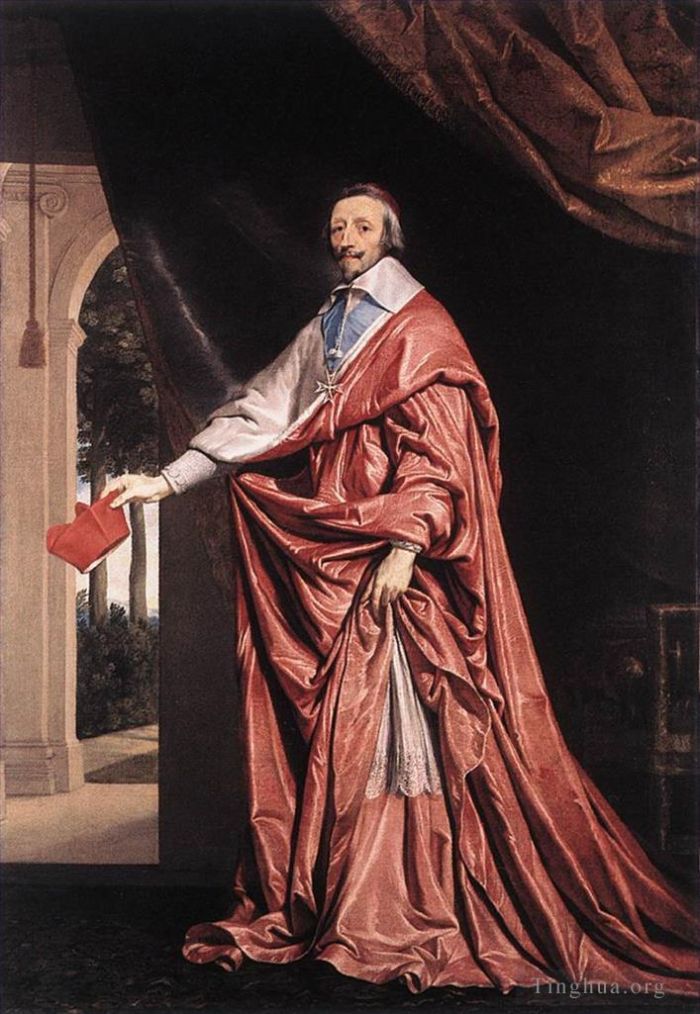 Philippe de Champaigne Oil Painting - Cardinal Richelieu