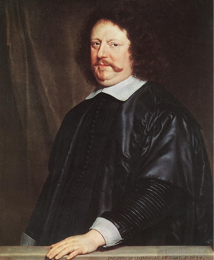 Philippe de Champaigne Oil Painting - Portrait of Henri Groulart