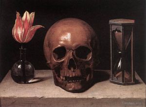 Artist Philippe de Champaigne's Work - Still Life with a Skull