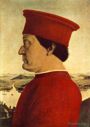 Antique Various Paintings - Portrait Of Federico Da Montefeltro