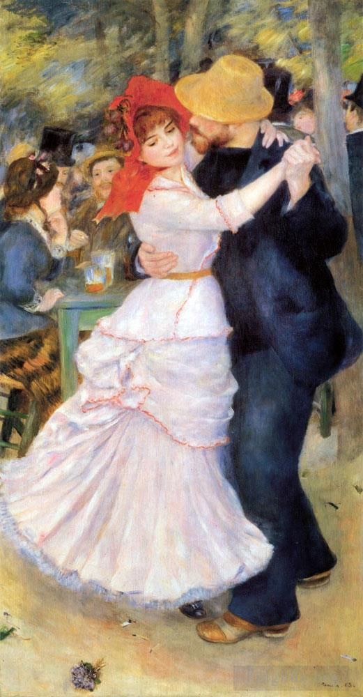 Pierre-Auguste Renoir Oil Painting - Dance at Bougival
