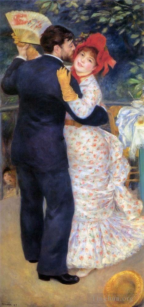 Pierre-Auguste Renoir Oil Painting - Dance in the Country