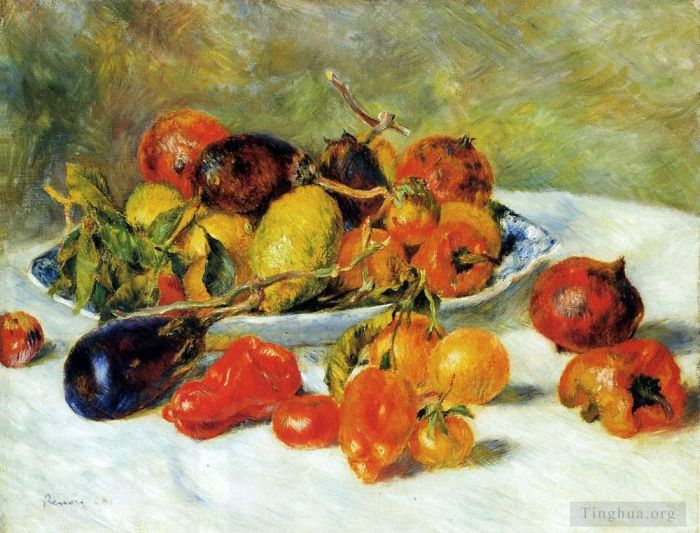 Pierre-Auguste Renoir Oil Painting - Fruits from the Midi