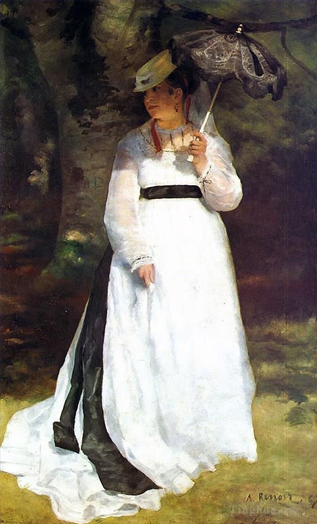 Pierre-Auguste Renoir Oil Painting - Lise with an Umbrella