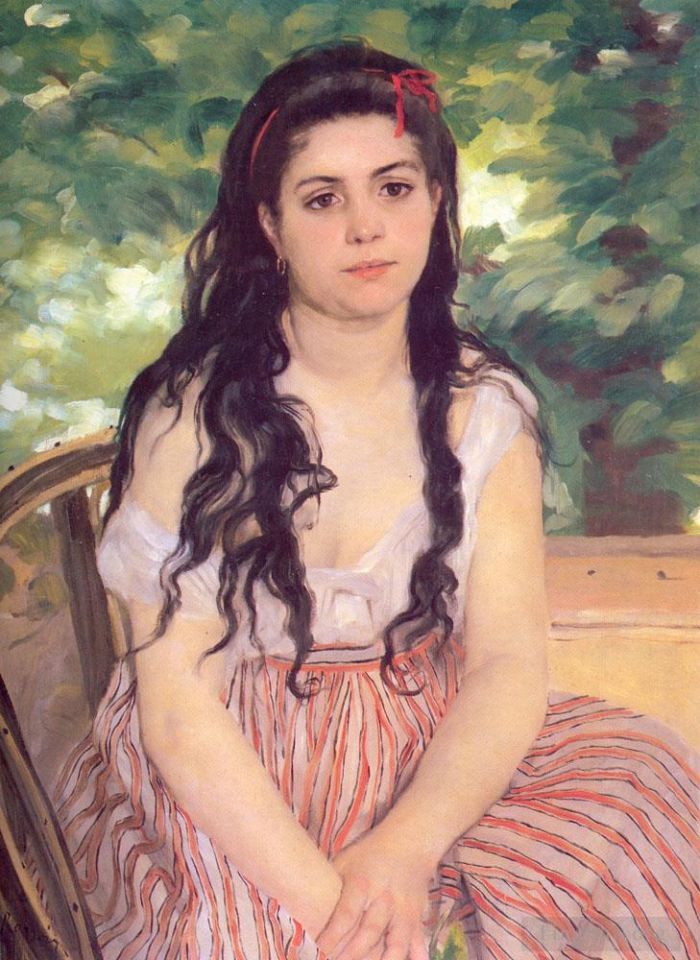 Pierre-Auguste Renoir Oil Painting - Study Summer