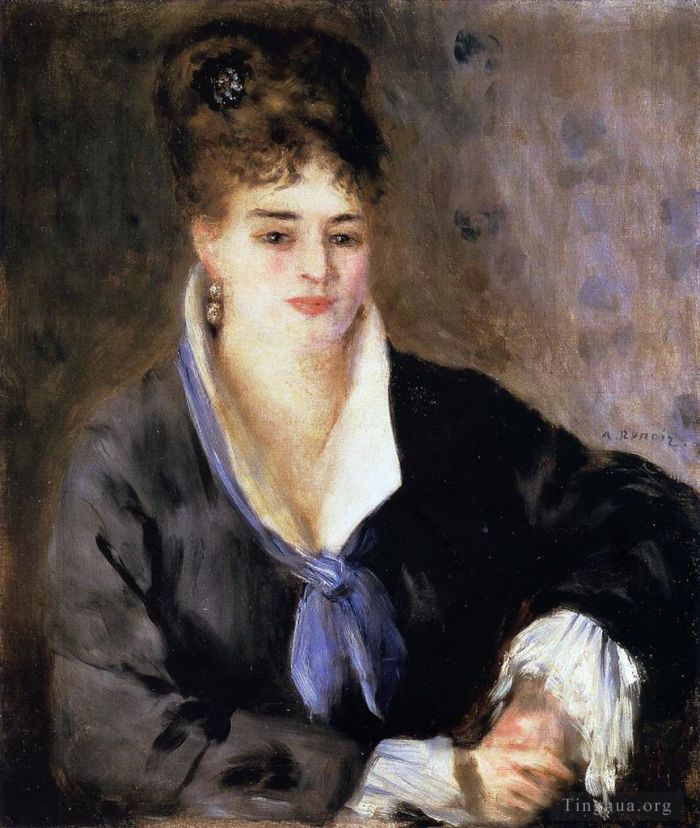 Pierre-Auguste Renoir Oil Painting - Woman In Black