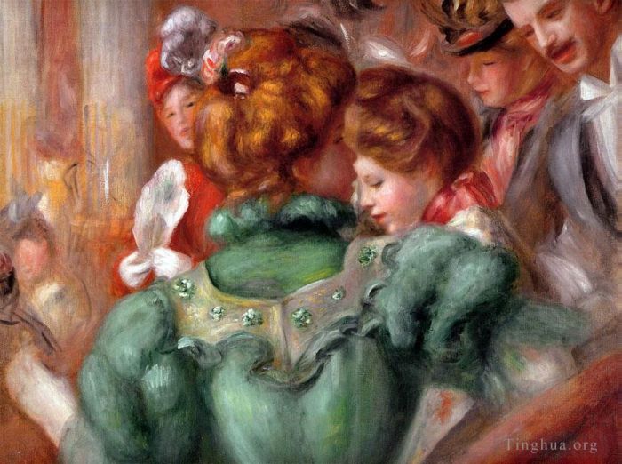 Pierre-Auguste Renoir Oil Painting - A box in the theater des varietes