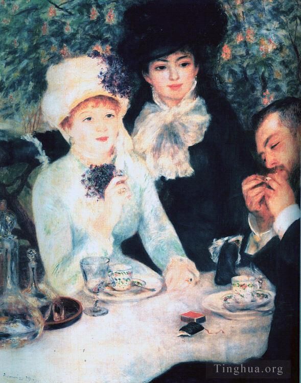 Pierre-Auguste Renoir Oil Painting - After the luncheon