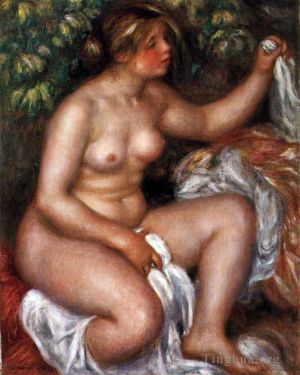 Artist Pierre-Auguste Renoir's Work - Apres le bain