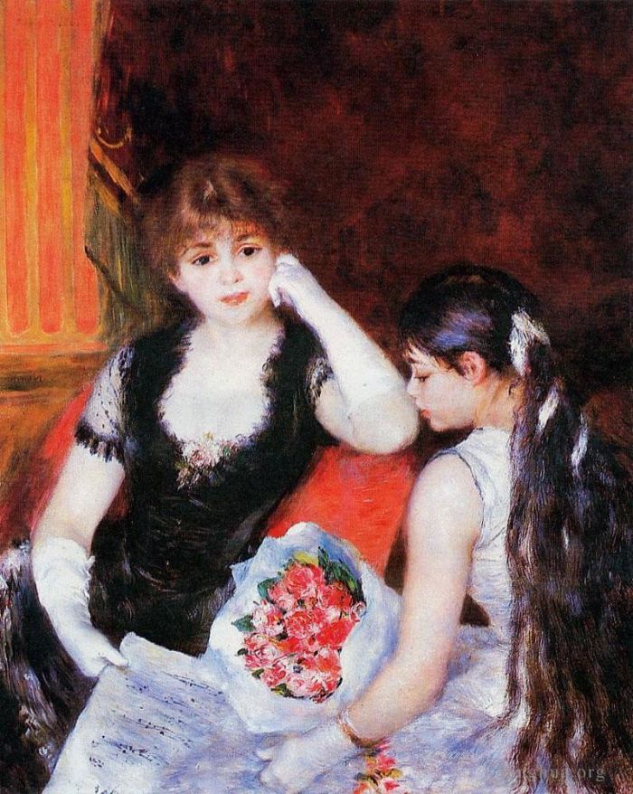 Pierre-Auguste Renoir Oil Painting - At the concert