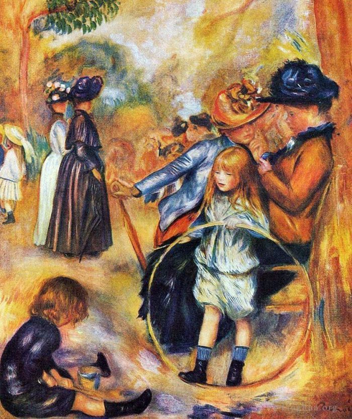 Pierre-Auguste Renoir Oil Painting - At the Luxembourg Gardens