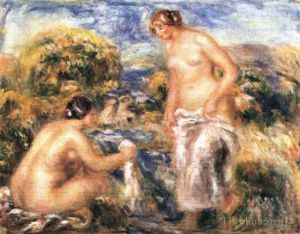 Artist Pierre-Auguste Renoir's Work - Bathers 1910