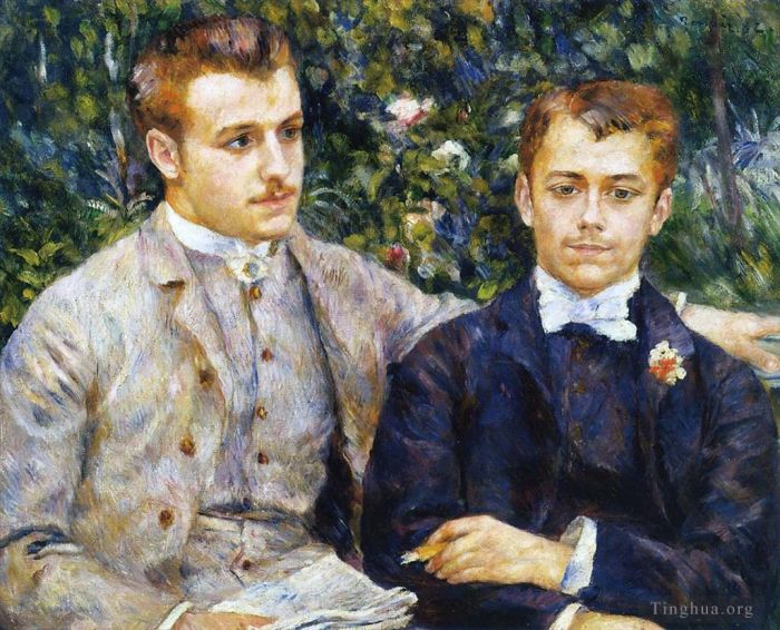 Pierre-Auguste Renoir Oil Painting - Charles and georges durand ruel