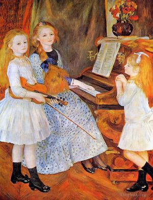 Artist Pierre-Auguste Renoir's Work - Daughters of catulle mendes
