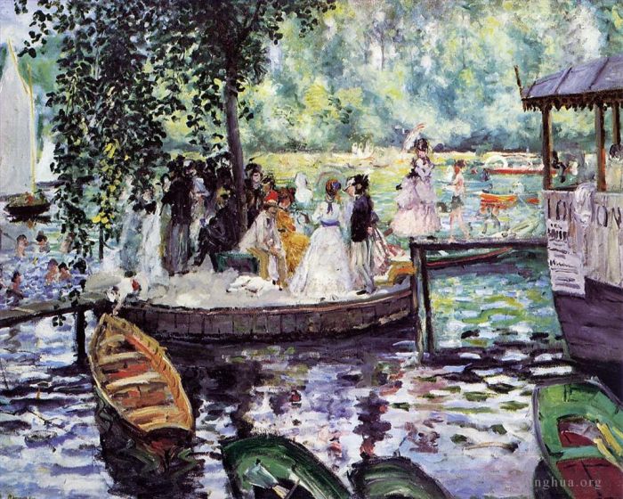 Pierre-Auguste Renoir Oil Painting - La Grenouillere