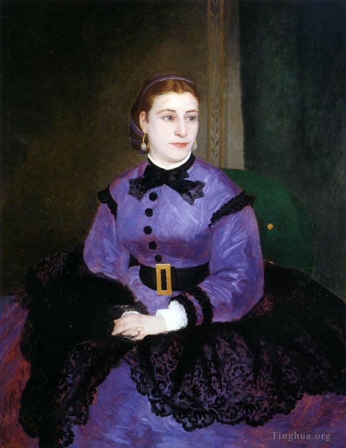 Pierre-Auguste Renoir Oil Painting - Mademoiselle sicot