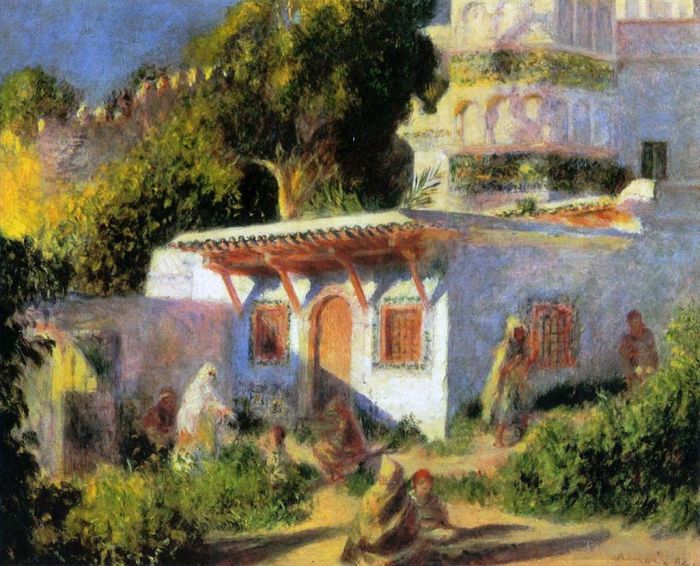 Pierre-Auguste Renoir Oil Painting - Mosque in algiers
