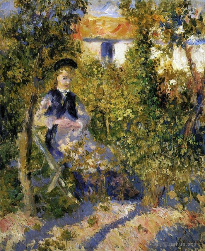 Pierre-Auguste Renoir Oil Painting - Nini in the garden