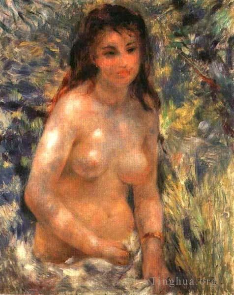 Pierre-Auguste Renoir Oil Painting - Nude in the sunlight