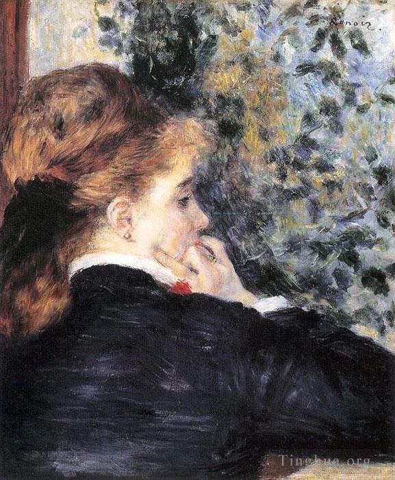 Pierre-Auguste Renoir Oil Painting - Pensive