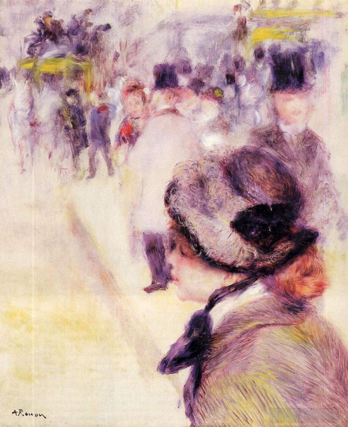 Pierre-Auguste Renoir Oil Painting - Place clichy