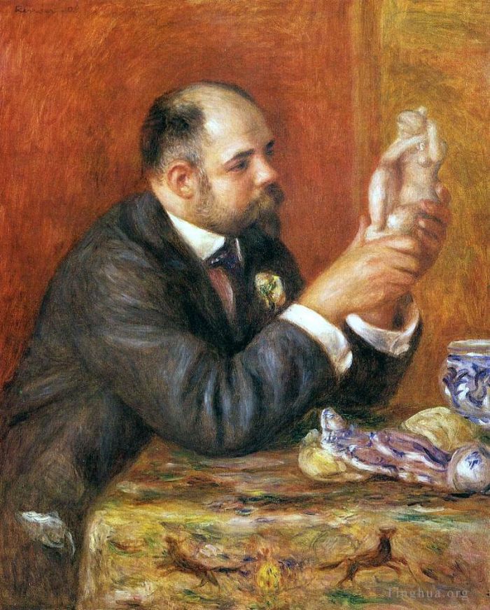 Pierre-Auguste Renoir Oil Painting - Portrait of ambroise vollard
