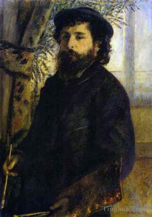 Artist Pierre-Auguste Renoir's Work - Portrait of claude monet